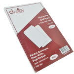 ظروف مانيلا ابيض فلسكاب شد25--10*15-Envelopes-white-Dandy