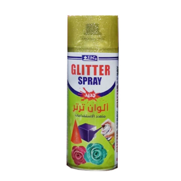 بخاخ بوية فلين لماع فضي + ذهبي SBC