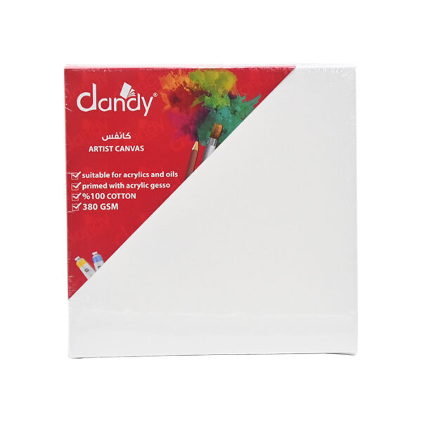 لوحة كانفس 380جرام CA-3D مقاس 20*20-Dandy