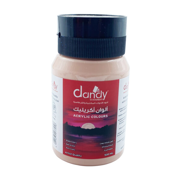 الوان اكريليك 500ملي كريمي DANDY 16012