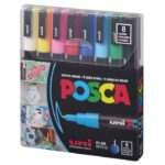 طقم الوان جيلتر 8 لون MI-PC3ML-G-08C