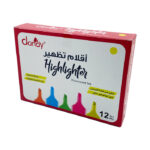 ⁦قلم تظهير اصفر DANDY 7002 Y⁩ - الصورة ⁦2⁩
