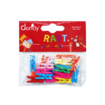 مشبك خشب ملون 2*5 سم DANDY 0723-6