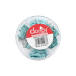 ⁦علبة مشابك متنوعة 4 اشكال سماوي DANDY 1024-68⁩ - الصورة ⁦2⁩