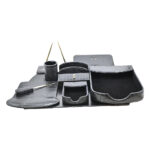 طقم مكتب جلد 8 قطع اسود DANDY W1047